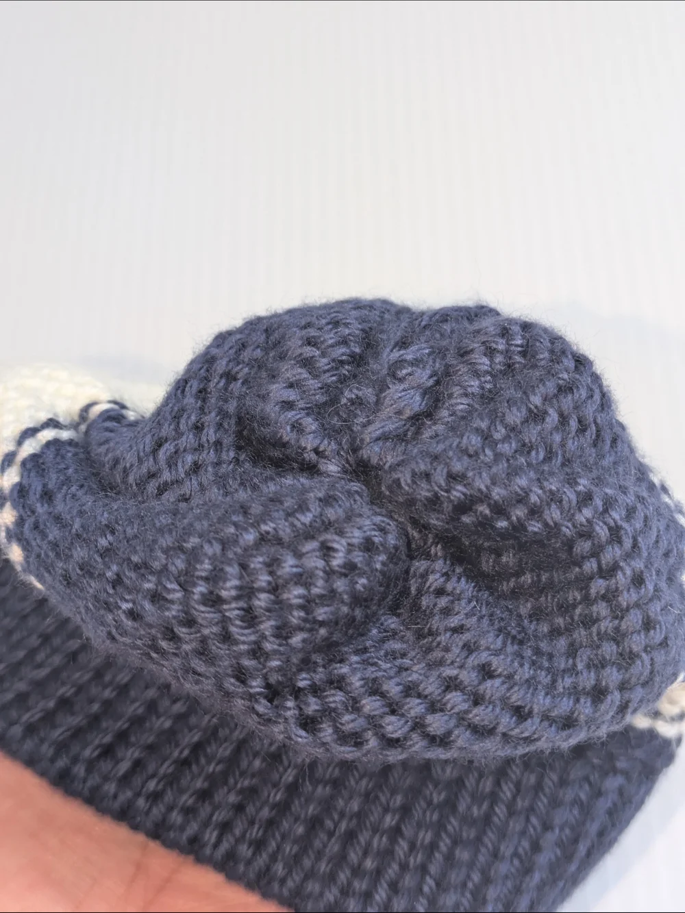 AKINZ Kids Colorado Flag Knit Beanie Hat Navy White Toddler Youth One Size